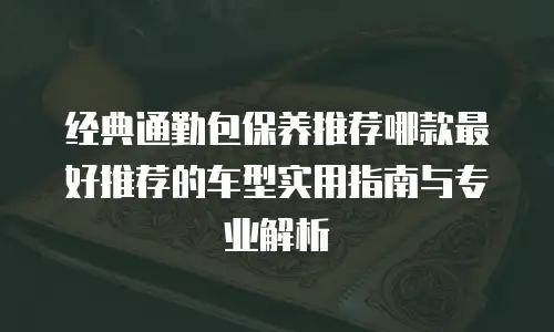 经典通勤包保养推荐哪款最好推荐的车型实用指南与专业解析 