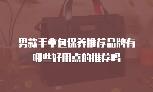 男款手拿包保养推荐品牌有哪些好用点的推荐吗