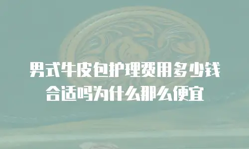 男式牛皮包护理费用多少钱合适吗为什么那么便宜