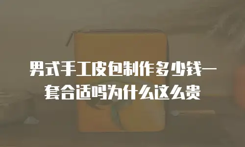 男式手工皮包制作多少钱一套合适吗为什么这么贵