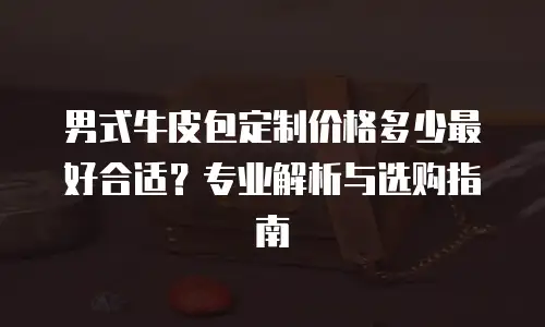 男式牛皮包定制价格多少最好合适？专业解析与选购指南