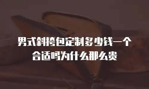男式斜挎包定制多少钱一个合适吗为什么那么贵