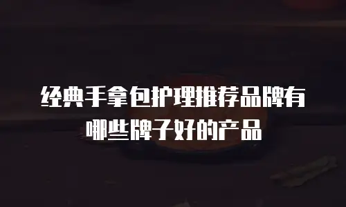 经典手拿包护理推荐品牌有哪些牌子好的产品