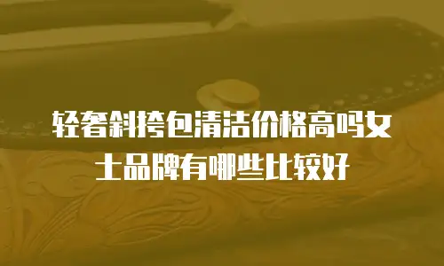 轻奢斜挎包清洁价格高吗女士品牌有哪些比较好
