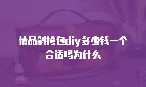 精品斜挎包diy多少钱一个合适吗为什么