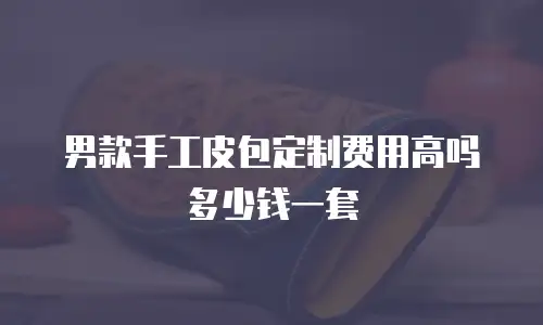 男款手工皮包定制费用高吗多少钱一套