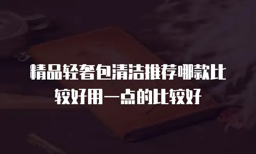 精品轻奢包清洁推荐哪款比较好用一点的比较好
