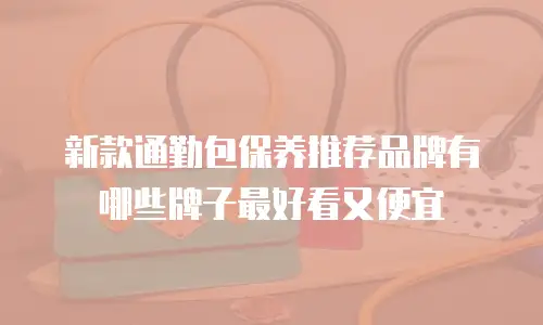 新款通勤包保养推荐品牌有哪些牌子最好看又便宜