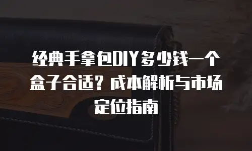 经典手拿包DIY多少钱一个盒子合适？成本解析与市场定位指南