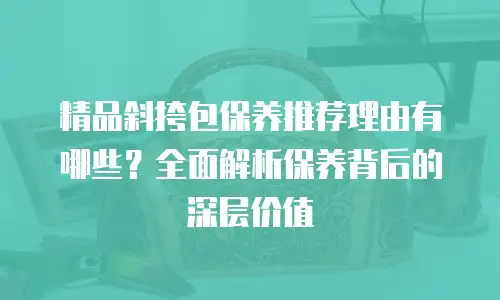 精品斜挎包保养推荐理由有哪些？全面解析保养背后的深层价值