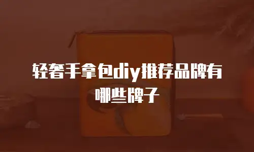 轻奢手拿包diy推荐品牌有哪些牌子