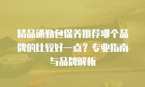 精品通勤包保养推荐哪个品牌的比较好一点？专业指南与品牌解析