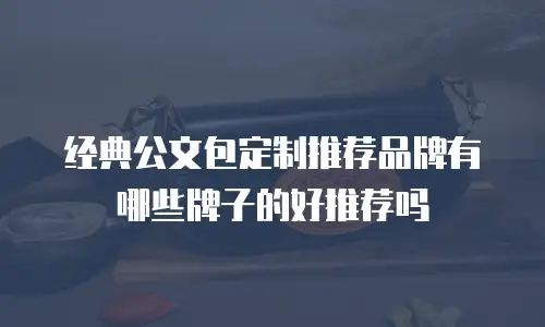 经典公文包定制推荐品牌有哪些牌子的好推荐吗