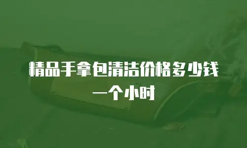 精品手拿包清洁价格多少钱一个小时