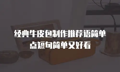 经典牛皮包制作推荐语简单点短句简单又好看