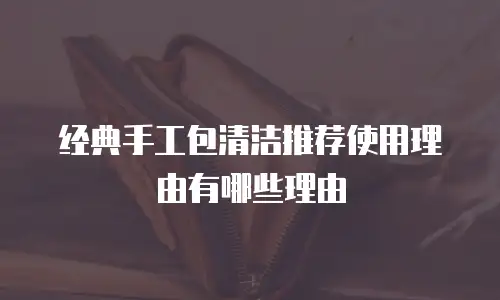 经典手工包清洁推荐使用理由有哪些理由
