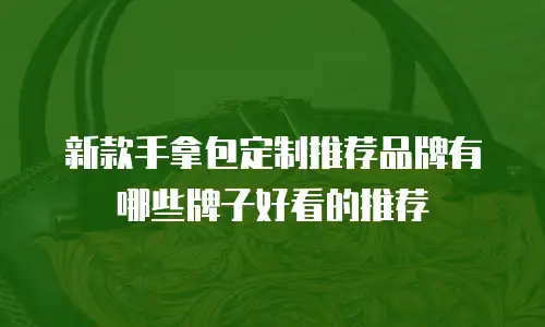 新款手拿包定制推荐品牌有哪些牌子好看的推荐