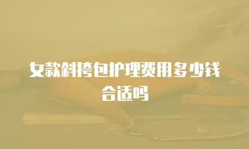 女款斜挎包护理费用多少钱合适吗