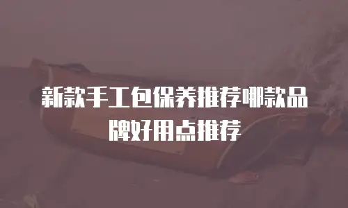 新款手工包保养推荐哪款品牌好用点推荐