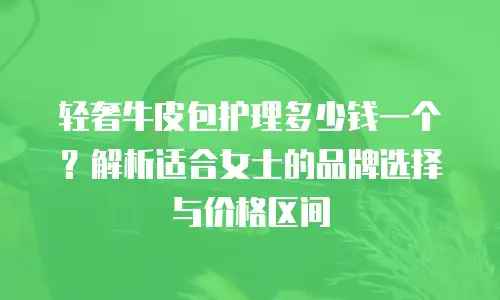 轻奢牛皮包护理多少钱一个？解析适合女士的品牌选择与价格区间