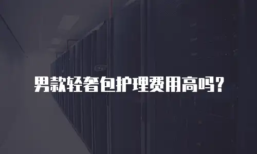 男款轻奢包护理费用高吗？