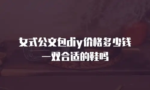 女式公文包diy价格多少钱一双合适的鞋吗
