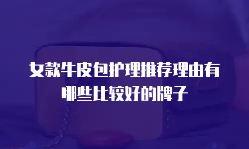女款牛皮包护理推荐理由有哪些比较好的牌子