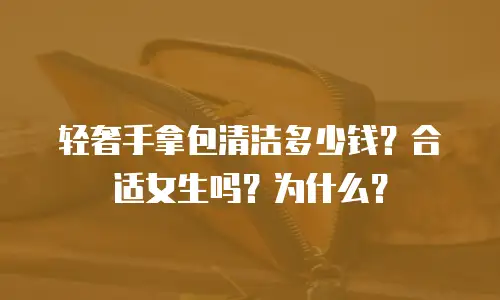 轻奢手拿包清洁多少钱？合适女生吗？为什么？
