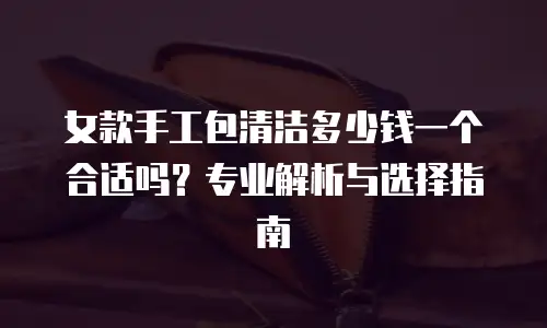 女款手工包清洁多少钱一个合适吗？专业解析与选择指南