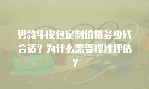 男款牛皮包定制价格多少钱合适？为什么需要理性评估？