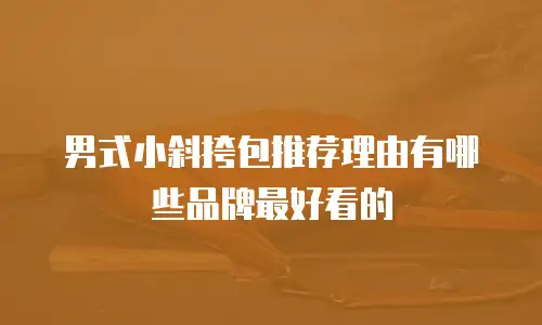 男式小斜挎包推荐理由有哪些品牌最好看的
