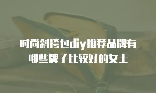 时尚斜挎包diy推荐品牌有哪些牌子比较好的女士