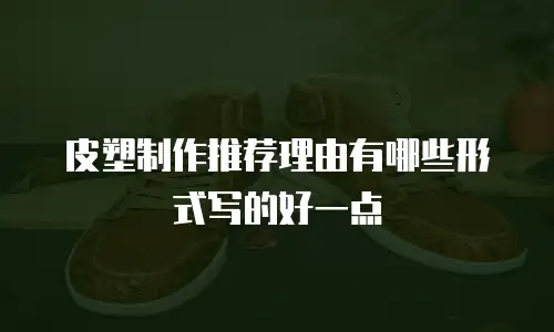 皮塑制作推荐理由有哪些形式写的好一点