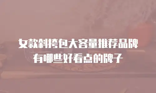 女款斜挎包大容量推荐品牌有哪些好看点的牌子