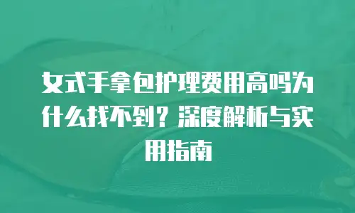 女式手拿包护理费用高吗为什么找不到？深度解析与实用指南