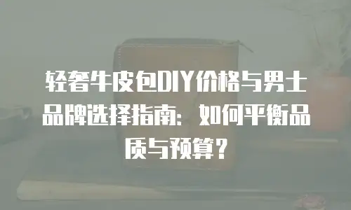 轻奢牛皮包DIY价格与男士品牌选择指南：如何平衡品质与预算？