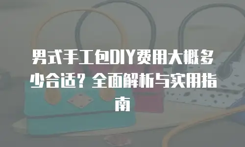 男式手工包DIY费用大概多少合适？全面解析与实用指南