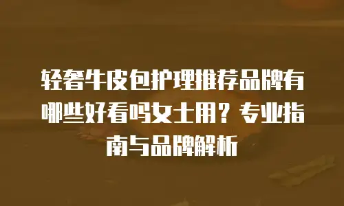 轻奢牛皮包护理推荐品牌有哪些好看吗女士用？专业指南与品牌解析