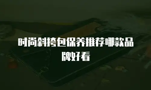 时尚斜挎包保养推荐哪款品牌好看