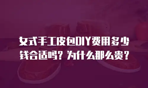 女式手工皮包DIY费用多少钱合适吗？为什么那么贵？