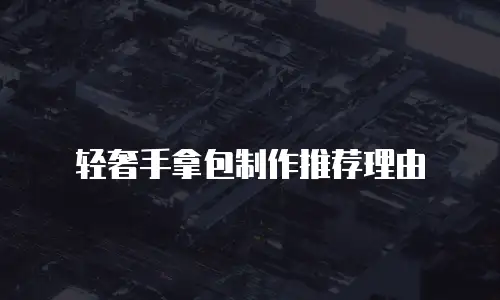 轻奢手拿包制作推荐理由