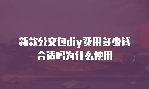 新款公文包diy费用多少钱合适吗为什么使用