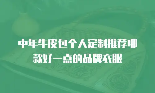 中年牛皮包个人定制推荐哪款好一点的品牌衣服