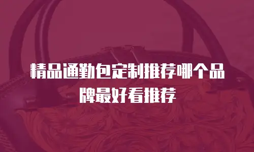 精品通勤包定制推荐哪个品牌最好看推荐