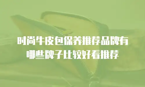 时尚牛皮包保养推荐品牌有哪些牌子比较好看推荐