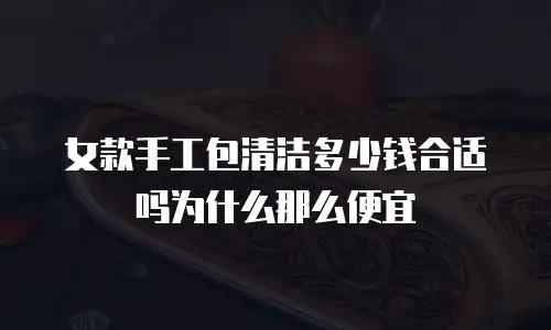 女款手工包清洁多少钱合适吗为什么那么便宜