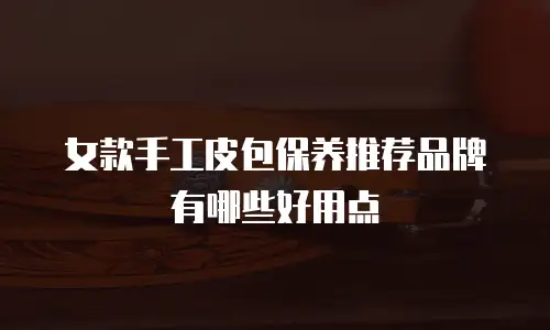 女款手工皮包保养推荐品牌有哪些好用点