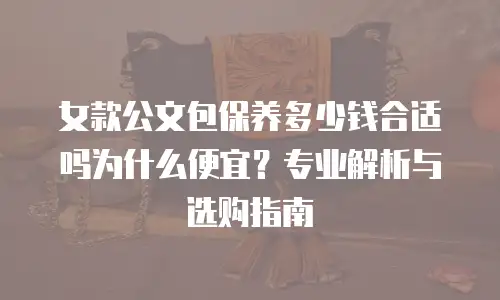 女款公文包保养多少钱合适吗为什么便宜？专业解析与选购指南