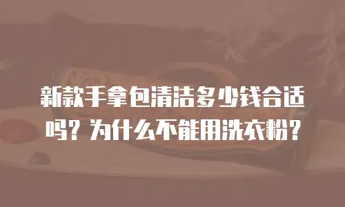 新款手拿包清洁多少钱合适吗？为什么不能用洗衣粉？ 