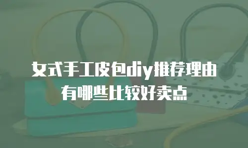 女式手工皮包diy推荐理由有哪些比较好卖点